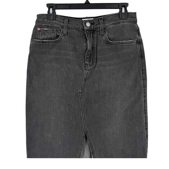 Hudson Fashion denim midi skirt gray size 29 - Picture 3 of 7